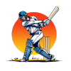 Cricket player playing a shot with text highlighting Gold365Play’s coverage of all major cricket events including IPL, ODI, T20, and ICC.